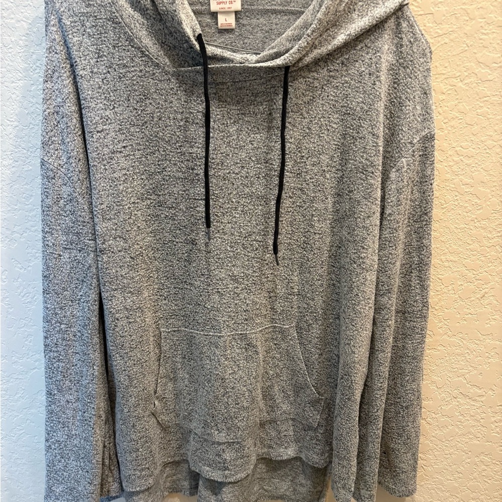Mossimo Supply Co. Heather Gray Hoodie